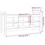 Solid pine wood hall bench 110x40x60 cm by vidaXL, Benches for halls and storage - Ref: Foro24-821789, Price: 95,95 €, Discou...