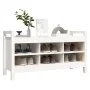 Hall bench solid white pine wood 110x40x60 cm by vidaXL, Benches for halls and storage - Ref: Foro24-821790, Price: 110,16 €,...