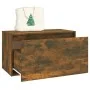 Banco pasillo madera contrachapada roble ahumado 80x40x45 cm de vidaXL, Bancos para recibidores y almacenamiento - Ref: Foro2...
