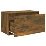 Banco pasillo madera contrachapada roble ahumado 80x40x45 cm de vidaXL, Bancos para recibidores y almacenamiento - Ref: Foro2...