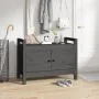Solid pine wood hallway bench 80x40x60 cm by vidaXL, Benches for halls and storage - Ref: Foro24-821781, Price: 107,10 €, Dis...