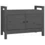 Solid pine wood hallway bench 80x40x60 cm by vidaXL, Benches for halls and storage - Ref: Foro24-821781, Price: 107,10 €, Dis...
