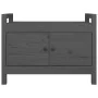 Solid pine wood hallway bench 80x40x60 cm by vidaXL, Benches for halls and storage - Ref: Foro24-821781, Price: 107,10 €, Dis...