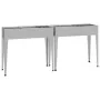 Jardineras 2 unidades acero galvanizado de vidaXL, Maceteros y jardineras - Ref: Foro24-3154236, Precio: 113,04 €, Descuento: %
