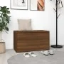 Flurbank aus braunem Eichensperrholz, 80 x 40 x 45 cm von vidaXL, Bänke für Hallen und Lager - Ref: Foro24-816049, Preis: 80,...