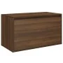 Flurbank aus braunem Eichensperrholz, 80 x 40 x 45 cm von vidaXL, Bänke für Hallen und Lager - Ref: Foro24-816049, Preis: 80,...