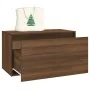 Flurbank aus braunem Eichensperrholz, 80 x 40 x 45 cm von vidaXL, Bänke für Hallen und Lager - Ref: Foro24-816049, Preis: 80,...