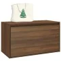 Flurbank aus braunem Eichensperrholz, 80 x 40 x 45 cm von vidaXL, Bänke für Hallen und Lager - Ref: Foro24-816049, Preis: 80,...
