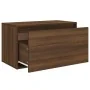 Flurbank aus braunem Eichensperrholz, 80 x 40 x 45 cm von vidaXL, Bänke für Hallen und Lager - Ref: Foro24-816049, Preis: 80,...