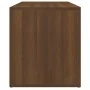 Flurbank aus braunem Eichensperrholz, 80 x 40 x 45 cm von vidaXL, Bänke für Hallen und Lager - Ref: Foro24-816049, Preis: 80,...