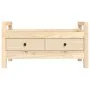 Solid pine wood hall bench 80x40x43 cm by vidaXL, Benches for halls and storage - Ref: Foro24-821784, Price: 66,24 €, Discoun...