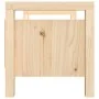 Solid pine wood hall bench 80x40x43 cm by vidaXL, Benches for halls and storage - Ref: Foro24-821784, Price: 66,24 €, Discoun...