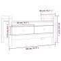 Solid pine wood hall bench 80x40x43 cm by vidaXL, Benches for halls and storage - Ref: Foro24-821784, Price: 66,24 €, Discoun...