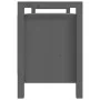 Hall bench solid gray pine wood 110x40x60 cm by vidaXL, Benches for halls and storage - Ref: Foro24-821791, Price: 146,28 €, ...