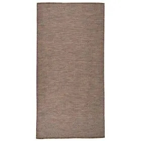 Brown flat weave outdoor rug 100x200 cm by vidaXL, Rugs - Ref: Foro24-340787, Price: 40,67 €, Discount: %