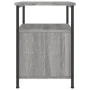 Mesita de noche madera de ingeniería gris Sonoma 34x35,5x50 cm de vidaXL, Mesitas de noche - Ref: Foro24-826019, Precio: 47,3...