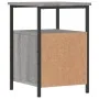 Mesita de noche madera de ingeniería gris Sonoma 34x35,5x50 cm de vidaXL, Mesitas de noche - Ref: Foro24-826019, Precio: 47,3...