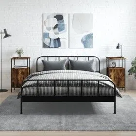 Nachttische 2 Stück, Holzwerkstoff, geräucherte Eiche, 41 x 31 x 80 cm von vidaXL, Nachttische - Ref: Foro24-825928, Preis: 5...