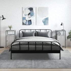 Mesitas de noche 2 uds madera ingeniería gris Sonoma 41x31x80cm de vidaXL, Mesitas de noche - Ref: Foro24-825930, Precio: 71,...