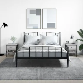 Mesita de noche 2 uds madera ingeniería gris Sonoma 40x42x45 cm de vidaXL, Mesitas de noche - Ref: Foro24-825960, Precio: 78,...