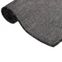 Alfombra de exterior de tejido plano gris 140x200 cm de vidaXL, Alfombras - Ref: Foro24-340775, Precio: 48,25 €, Descuento: %