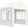 Cenador con techo polietileno blanco 2,28x2,23x2,69 m de vidaXL, Carpas y cenadores - Ref: Foro24-362629, Precio: 164,94 €, D...