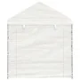 Cenador con techo polietileno blanco 2,28x2,23x2,69 m de vidaXL, Carpas y cenadores - Ref: Foro24-362629, Precio: 164,94 €, D...