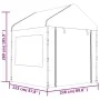 Cenador con techo polietileno blanco 2,28x2,23x2,69 m de vidaXL, Carpas y cenadores - Ref: Foro24-362629, Precio: 164,94 €, D...