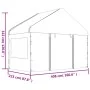Cenador con techo polietileno blanco 4,08x2,23x3,22 m de vidaXL, Carpas y cenadores - Ref: Foro24-362631, Precio: 209,29 €, D...