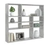 Gray concrete plywood wall shelf 90x16x78 cm by vidaXL, Shelves and shelves - Ref: Foro24-802943, Price: 40,04 €, Discount: %