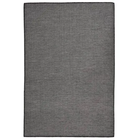 Alfombra de exterior de tejido plano gris 120x170 cm de vidaXL, Alfombras - Ref: Foro24-340774, Precio: 36,52 €, Descuento: %