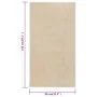 Alfombra de pelo corto beige 80x150 cm de vidaXL, Alfombras - Ref: Foro24-340329, Precio: 35,32 €, Descuento: %