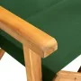 Silla de director madera maciza de acacia verde de vidaXL, Sillas de jardín - Ref: Foro24-45953, Precio: 65,62 €, Descuento: %