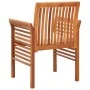 Sillas de comedor jardín 2 uds con cojines madera maciza acacia de vidaXL, Sillas de jardín - Ref: Foro24-45965, Precio: 210,...