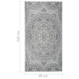 Alfombra de exterior de tejido plano rayas azules 80x150 cm de vidaXL, Alfombras - Ref: Foro24-340827, Precio: 23,57 €, Descu...