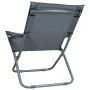 Sillas de playa plegables 2 unidades tela gris de vidaXL, Sillas de jardín - Ref: Foro24-47905, Precio: 105,49 €, Descuento: %