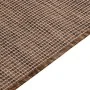 Alfombra de exterior de tejido plano marrón 140x200 cm de vidaXL, Alfombras - Ref: Foro24-340789, Precio: 52,41 €, Descuento: %