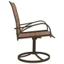 Gartendrehstühle 2 Stück Textilene und brauner Stahl von vidaXL, Gartenstühle - Ref: Foro24-312278, Preis: 188,31 €, Rabatt: %