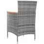 Sillas de comedor de jardín 4 unidades ratán sintético gris de vidaXL, Sillas de jardín - Ref: Foro24-316696, Precio: 319,09 ...