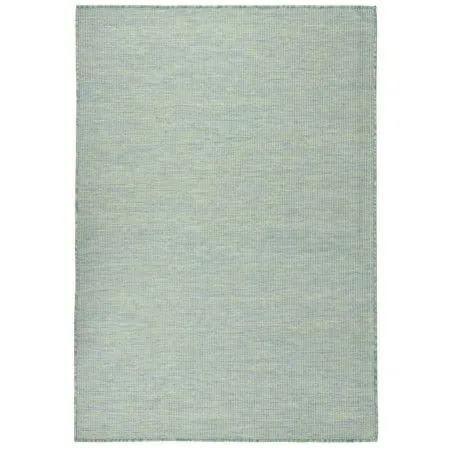 Alfombra de exterior de tejido plano turquesa 140x200 cm de vidaXL, Alfombras - Ref: Foro24-340804, Precio: 64,17 €, Descuent...