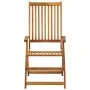 Sillas de jardín plegables 6 uds y cojines madera maciza acacia de vidaXL, Sillas de jardín - Ref: Foro24-3064133, Precio: 47...