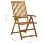 Sillas de jardín plegables 6 uds y cojines madera maciza acacia de vidaXL, Sillas de jardín - Ref: Foro24-3064133, Precio: 47...