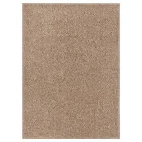 Alfombra de pelo corto marrón 120x170 cm de vidaXL, Alfombras - Ref: Foro24-340355, Precio: 38,21 €, Descuento: %