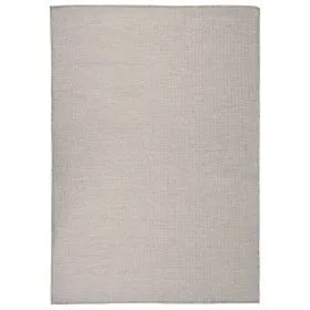 Taupe gray flat weave outdoor rug 140x200 cm by vidaXL, Rugs - Ref: Foro24-340783, Price: 62,22 €, Discount: %