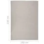 Alfombra de exterior de tejido plano gris taupe 140x200 cm de vidaXL, Alfombras - Ref: Foro24-340783, Precio: 62,22 €, Descue...