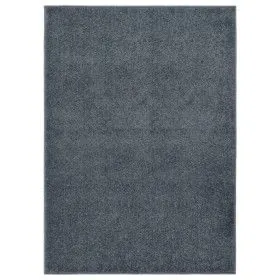 Alfombra de pelo corto gris antracita 140x200 cm de vidaXL, Alfombras - Ref: Foro24-340308, Precio: 62,62 €, Descuento: %