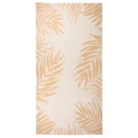 Alfombra de exterior tejido plano estampado de hoja 100x200 cm de vidaXL, Alfombras - Ref: Foro24-340857, Precio: 33,76 €, De...