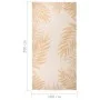 Alfombra de exterior tejido plano estampado de hoja 100x200 cm de vidaXL, Alfombras - Ref: Foro24-340857, Precio: 33,76 €, De...