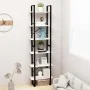 Estantería de madera contrachapada blanca 60x30x210 cm de vidaXL, Librerías y estanterías - Ref: Foro24-806517, Precio: 71,14...