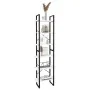 Estantería de madera contrachapada blanca 60x30x210 cm de vidaXL, Librerías y estanterías - Ref: Foro24-806517, Precio: 71,14...